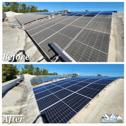 Commercial Solar Panels Cleaning
