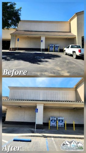 Commercial storefront cleaning