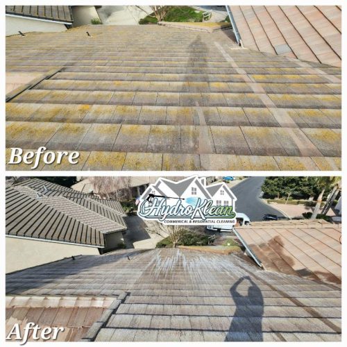 Softwashing roof cleaning Merced Ca 1
